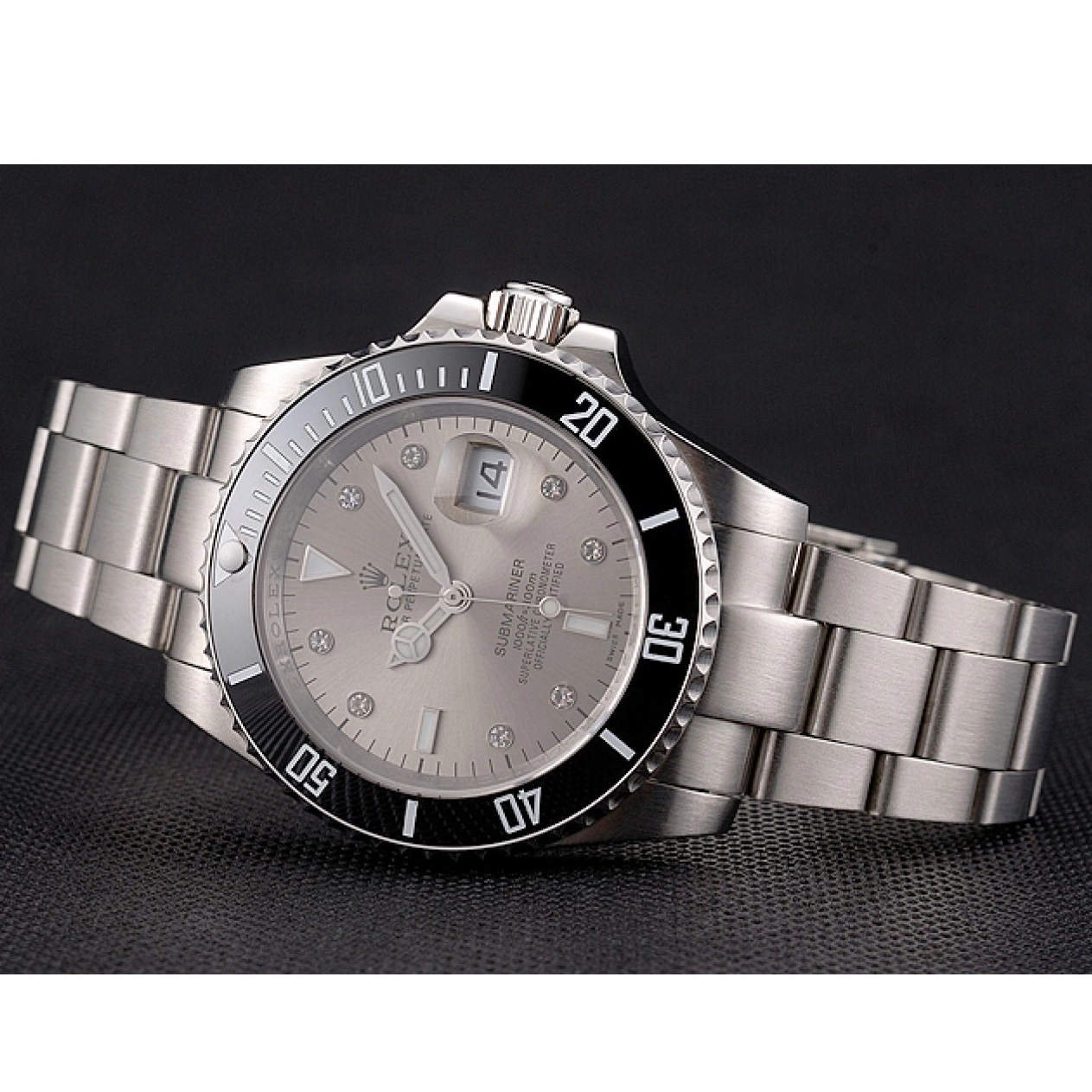 Good copy rolex watches Bezel Dial Markings And Case Stainless Rolex Bracelet Submariner Swiss Silver Steel Diamond Black 0515